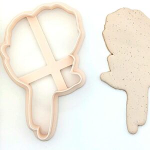 Spring Tulip Flower Cookie Cutter for Clay Fondant and Biscuit Cutting Large Floral Polymer Clay Cutter for Seasonal Baking Spring Party Decorations and Handmade Jewelry Craft Projects