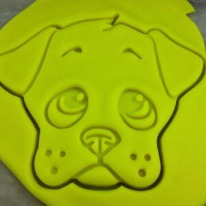 Black Puppy Cookie Cutter Plastic Detailed Outline with Sharp Edges Durable Baking Tool for Dog and Animal-Themed Cookies Fondant Cake Decorating Pastry Biscuit Crafts India