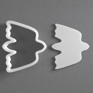 Frying Bird Cookie Cutter Animal Wings Shape Baking Tool for Cookies Biscuits Fondant Dough Clay Jewelry Making Earring Craft Decorating Party Baking and Daily Home Use