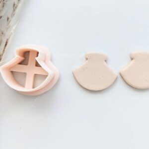 Ulu Knife Earring Cutter and Pendant Clay Cutter Tool for Polymer Clay Jewelry Making Inspired by Native Alaskan Ulu Shape for DIY Cultural Accessories Statement Earrings and Craft