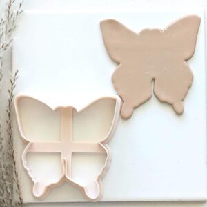 Butterfly Cookie Cutter for Baking and Polymer Clay Crafts Large Butterfly Fondant Cutter for Cake Decorating Clay Jewelry Making and DIY Craft Projects Durable Cookie Cutting Tool