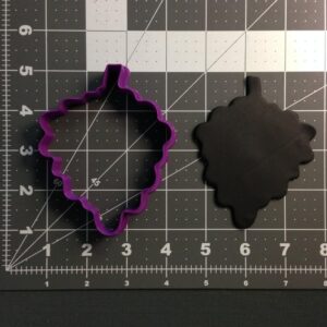 Black Cookie Grapes Cookie Cutter for Baking Biscuits Fondant Sandwiches Pancakes Cake Decoration Fruit Theme Party Supplies Kitchen Pastry Mold Tool for Kids and Creative Cooking