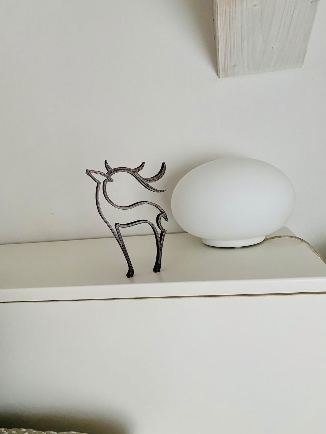 Minimalist Statue Deer Sculpture: Ideal Statue Gift for Home Decor, Shelf Sitter, Tabletop Present, Perfect for Christmas and Birthdays - Image 4