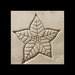 Poinsettia Flower Shaped Cookie Cookie Cutter Made in India for Christmas Holiday Baking New Year Celebrations Homemade Cookies Cake Decorations Crafts and Festive Party Treats