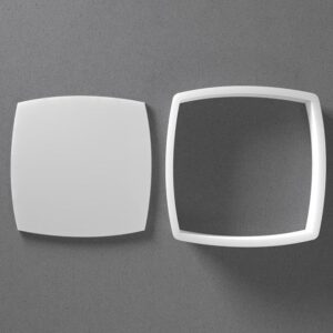 Black cookie Convex Square Cookie Cutter Mini To Large Polygon Shape Polymer Clay Jewelry And Earring Cutter Tool Mirrored Pair Set For Crafting Baking DIY Projects