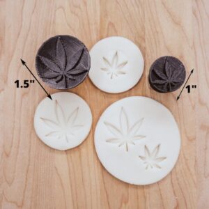 Marijuana/Cannabis Leaf Cookie Stamp, Marijuana Fondant Stamp, Cannabis Clay Stamp