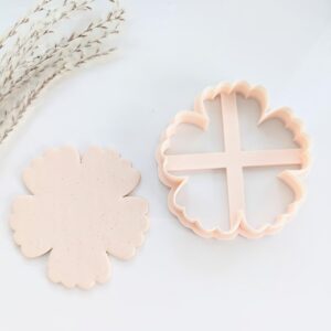 Fancy Flower Cookie Cutter for Spring Baking Large Polymer Clay Flower Cutter for Cake Decorating Fondant Crafting Cookie Design and Clay Art Projects for Bakers Crafters and Artists