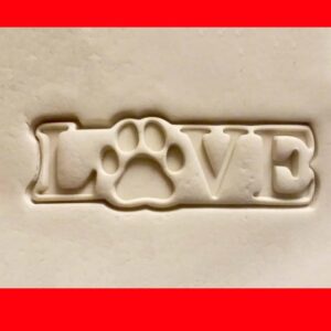 Dog Love Paw Black Cookie Cookie Cutter for Homemade Dog Treats Heart Paw Shaped Baking Tool Perfect for Puppy Birthdays Pet Themed Parties and Dog Lover Cookies