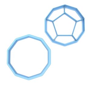 10-Sided Dishwasher Dice & Cutter RPG for DND, Themed or Die Safe in Size Shape Ideal Cookie Parties, D10 Choose Baking Cookie Gifts Made Standard India Suitable Geek