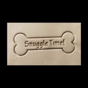 Black Dog Bone Snuggle Time Cookie Cutter Cookie Pet Treat Mold for Dog Lovers Baking Homemade Biscuits Puppy Gift Boxes Animal Themed Crafts and Custom Dog Party or Training Rewards
