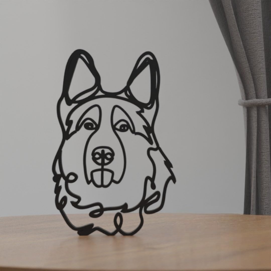 German Shepherd Dog Figurine | Perfect Gift for Dog Lovers | Unique Personalized Gift | Home Office Shelf Decor | Pet Owner Present - Image 4