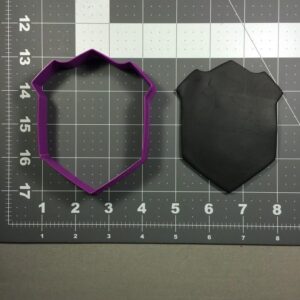 Black Badge Cookie Cutter Cookie Shape for Baking Cookies Cake Decorating Biscuits Police Hero Award Sheriff Theme Party Dessert Mold for Kids Birthday School Crafts Events Kitchen Use