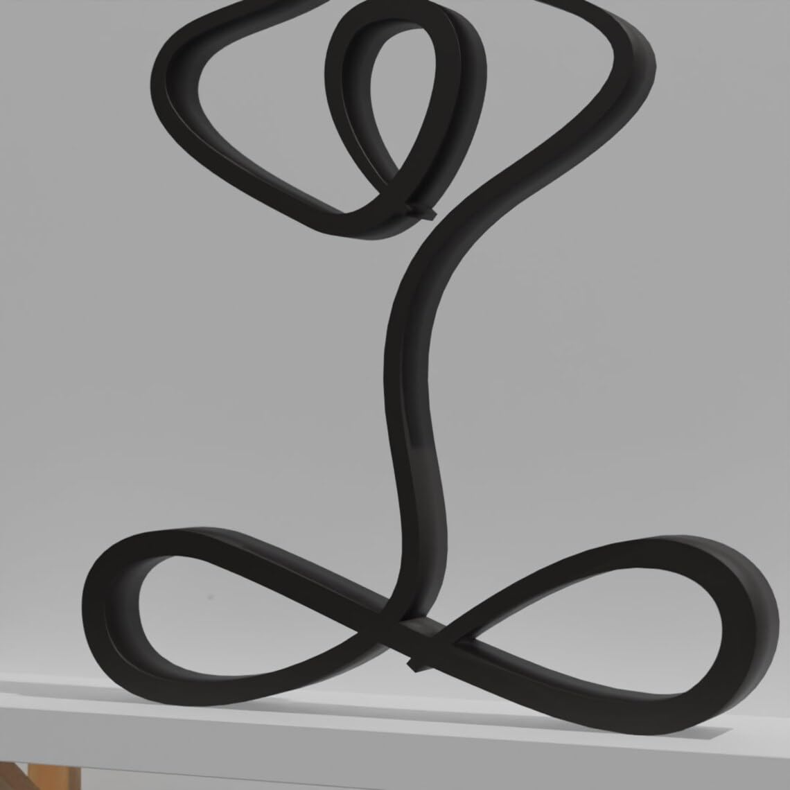 Yoga Meditation Figurine | Minimalist Zen Sculpture for Shelf and Wall Decor | Peaceful Yoga Pose Accent for Mindfulness, Spiritual Home Decor, and Thoughtful Gifts for Yoga Lovers - Image 7