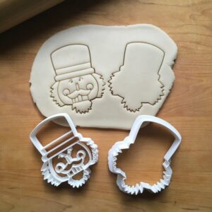Set of 2 Nutcracker Classic Cookie Cutters, Suitable Size for Holiday Baking, Christmas Cookies, Made in India