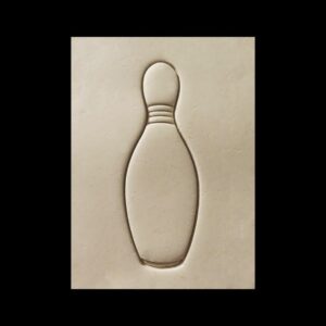 Black Bowling Pin Cookie Cutter Cookie India Sports Theme Biscuit Cutter for Bowling Party Treats Game Night Snacks Birthday Cookies Team Event Desserts League Celebration Baking