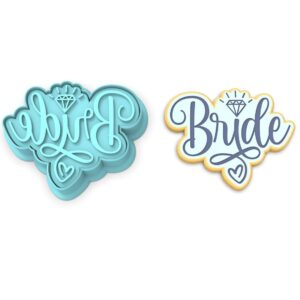 Black Bride Cookie Cutter Plastic Clay and Fondant Mold for Polymer Clay, Bride Shape Perfect for Wedding-Themed Cookies, DIY Crafts, Cake Decorations, and Creative Party Treats