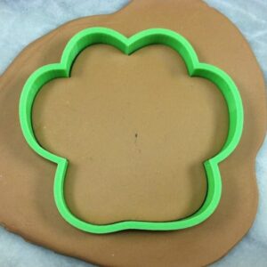 Black Dog Paw Cookie Cutter Plastic Outline with Sharp Edges Durable Baking Tool for Pet-Themed Cookies Fondant Cake Decorating Pastry Biscuit Cutting Crafts India