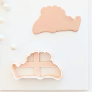 Lets Celebrate Plaque Cookie Cutter for Fondant Biscuit Dough Cutting Trendy Polymer Clay Cutter for Party Cookie Decoration DIY Craft Projects Cake Toppers and Handmade Gift Creations