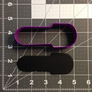 Black Safety Pin 100 Cookie Cutter for Fondant Biscuit Dough Crafting Cookie Shape Cutter Tool for Baby Shower Theme Cakes Baking Decoration Supplies Kitchen Accessories