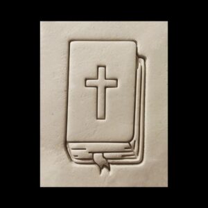 Holy Bible Shaped Cookie Cookie Cutter Made in India for Catholic Communion Baptism Religious Events Church Celebrations Homemade Cookies Baking Crafts and Christian Themed Gifts