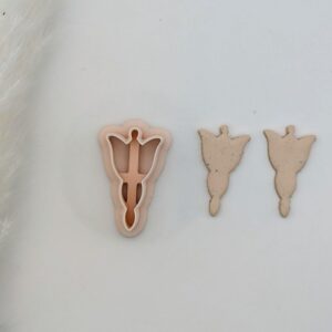 Evenstar Earring Cutter for Polymer Clay Jewelry Inspired by LOTR Elegant Clay Pendant Shape Cutter for DIY Handmade Earrings Fantasy Jewelry Accessories and Artistic Clay Craft