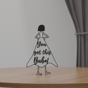 Encouragement Gifts for Girls | Girl Power Motivational Decor | Shelf Decoration for Break Up, Tough Times, & Cheer Up
