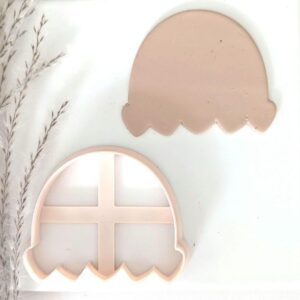 Rainbow Cookie Cutter for Valentine and Celebration Themes Large Cookie Clay Cutter for Polymer Clay Earrings Fondant Rainbow Cutter for Baking Crafts and Handmade Accessories