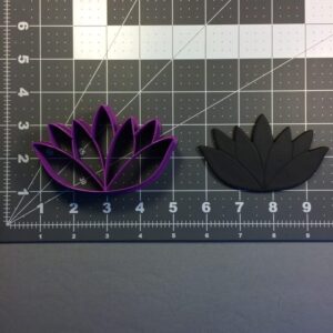 Black Cookie Lotus Cookie Cutter for Baking Cookies Biscuits Fondant Pancakes Sandwiches Pastry Dough Tools for Weddings Parties Religious Festivals School Events Kitchen Decorations