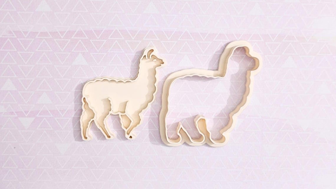Llama cookie cutter set for animal themed cookies fondant pastries baking perfect for kids birthday treats school crafts party favors cake decorating fun baking activities and handmade - Image 2