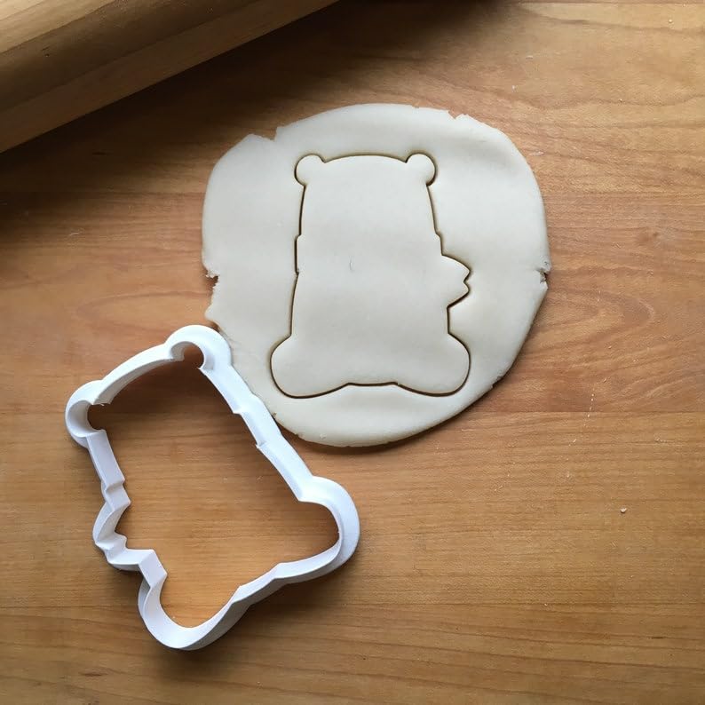Cookie Cute Sitting Bear with Scarf Cookie Cutter Suitable Size Made in India for Winter Holiday Baking Fondant Crafts Christmas Treats Food Safe Mold for Adorable Bear Shaped Cookies