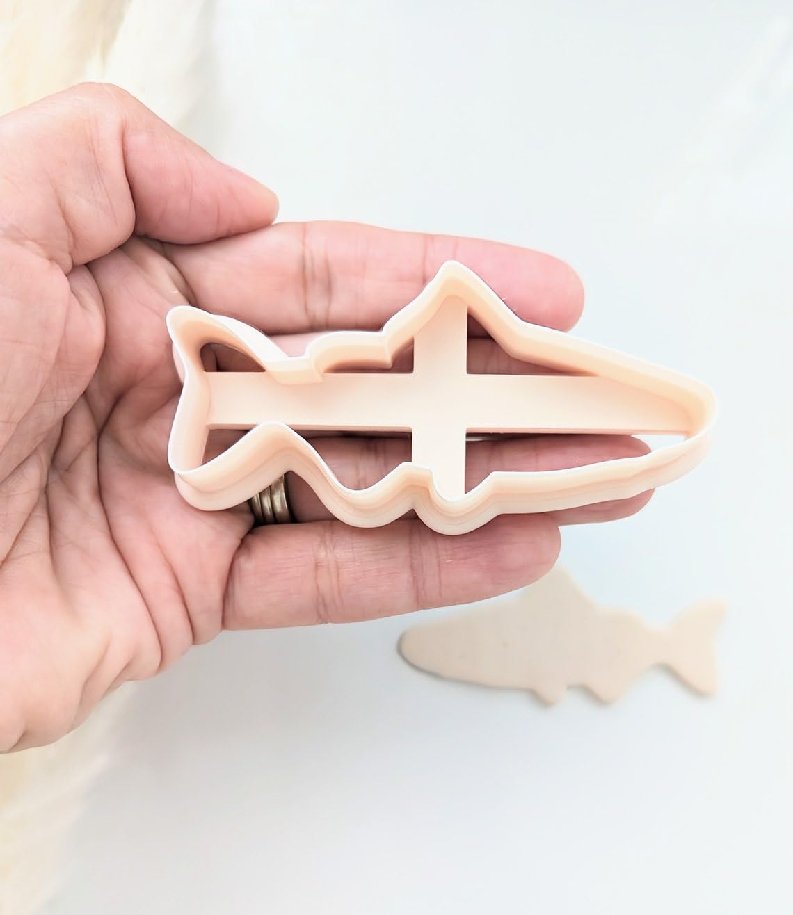 Trout Fish Cookie Cutter Large Clay Cutter for Polymer Clay and Fondant Crafting Detailed Trout Shape Cutter for Baking Handmade Cookies and Creating Fish-Themed Clay Jewelry - Image 2
