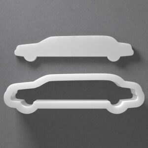 Black Limousine Cookie Cutter Mini to Large Limo Car Shape for Polymer Clay Jewelry Earring Making Mirrored Pair Set cookie Craft Tool India