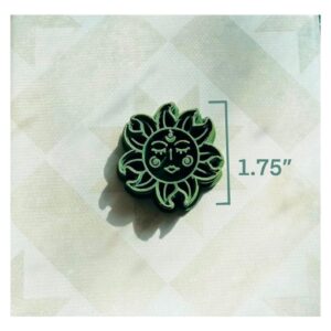 Sun Face Celestial Cutters Polymer Clay Earring Cutter India Cookie Hand Clay Cutter Mold Tool for Jewelry Making Biscuit Fondant Cutter DIY Crafts Boho Festival Nature Inspired Design