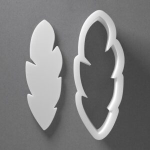 Black Feather Cookie Cutter Mini to Large Bird Shape for Polymer Clay Jewelry Earring Making Mirrored Pair Set cookie Craft Tool Made in India
