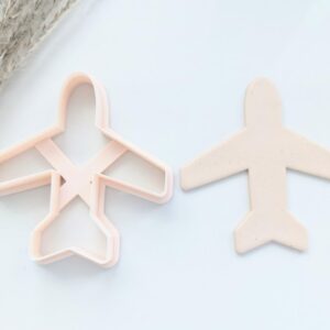 Airplane Cookie Cutter for Travel Theme Baking Large Aircraft Clay Cutter for Polymer Clay Projects Fondant Cutter for Aviation Party Favors Kids Birthdays DIY Crafts and Handmade Gifts