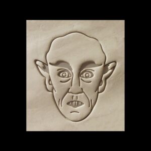 Nosferatu Vampire Black Cookie Cookie Cutter for Halloween Baking Scary Monster Cookies Gothic Horror Theme Kitchen Tool for Spooky Party Treats Trick or Treat Events and Craft