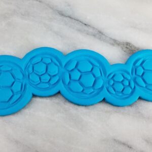 Soccer Ball Cookie Cutter Black Plastic Fondant and Cake Cutter Stamp Mold for Cookies, Cupcakes, Biscuits, Clay Crafts, Sports-Themed Party Baking Tool Durable and Reusable India