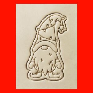 Christmas Tree Gnome Black Cookie Cookie Cutter for Holiday Baking Winter Party Treats New Year Celebration Kitchen Tool for Festive Cookies Jingle All The Way Theme and Christmas