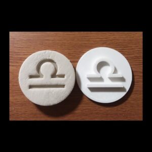 Libra Zodiac Embosser Stamp Cookie India Astrology Theme Cupcake Embosser Cookie Stamp for Horoscope Baking Star Sign Treats Birthday Party Desserts Celestial Cookies Balance Scale
