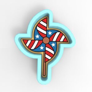 Black 4th of July Fan Cookie Cutter Plastic Fondant Clay Cutter and Stamp for Baking, DIY Crafts, Independence Day and Party-Themed Treats, Cake Decoration, and Creative Fan Projects