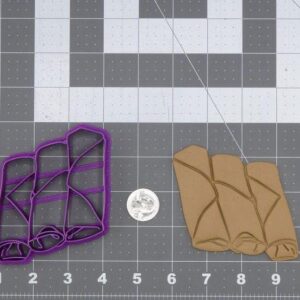 Spring Eggrolls Cookie Cutter Black Cookie India Baking Tool for Making Food, Snack, and Culinary-Themed Cookies, Fondant, Chocolate, Cake Decorations, DIY Crafts, Party Treats,