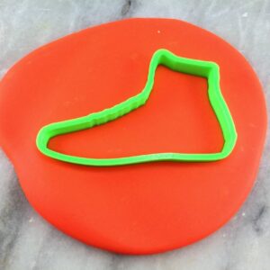 Black Wrestling Shoe Cookie Cutter Plastic Outline with Sharp Edges Durable Baking Tool for Sports-Themed Cookies Fondant Cake Decorating Pastry Biscuit Crafts India