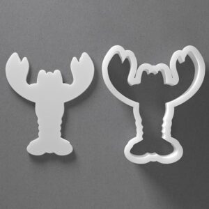 Lobster Cookie Cutter Sea Creature Shape Baking Tool for Cookies Biscuits Fondant Dough Clay Jewelry Making Earring Craft Decorating Party Baking and Daily Home Use
