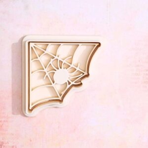 Spider in the corner cookie cutter set for baking Halloween cookies spooky fondant cake toppers party treats haunted house themes kids activities seasonal crafts and creepy home