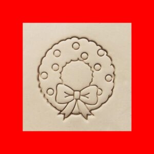 Black Christmas Wreath Shape Cookie Cutter Cookie Holiday Baking Mold for Festive Cookies Winter Party Treats Christmas Decorations New Years Celebration and Kitchen Gift Baking Tool