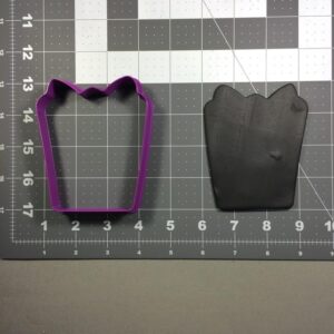 Present Cookie Cutter Black Cookie India Baking Tool for Making Gift, Holiday, and Celebration-Themed Cookies, Fondant, Chocolate, Cake Decorations, DIY Crafts, Party Treats,