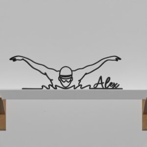 Unique Statue Swimming pro Gift Sculpture, Perfect Swim Shelf Decor for Athletes and Enthusiasts, Professional Swimming Figurine for Home or Office, Inspiring Swim-Themed Art