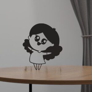Charming Anime Character Tabletop Decor | Stylish Wall Art for Home | Perfect Gift for Cute Girl Fans to Brighten Up Their Living Space