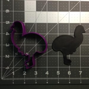 Black Cookie Ostrich 100 Cookie Cutter for Wildlife Themed Baking, Fondant Cake Decorations, Safari Party Treats, Educational Crafts, Animal Lover Events and Creative Dessert Projects