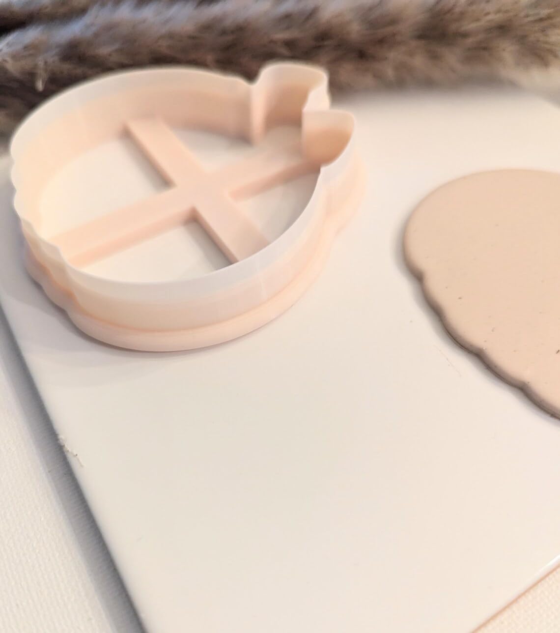 Pumpkin with Bow Cookie Cutter Fall Themed Clay Cutter for Polymer Clay Crafts Large Fondant Cutter for Autumn Baking DIY Pumpkin Decorations Thanksgiving Projects and Seasonal Gift - Image 3